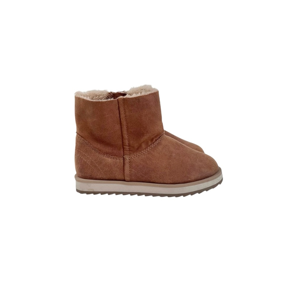 Zara toddler size 8 zip-up leather boots